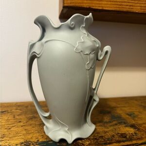 Elegant Sage Green Vintage Inspired Vase